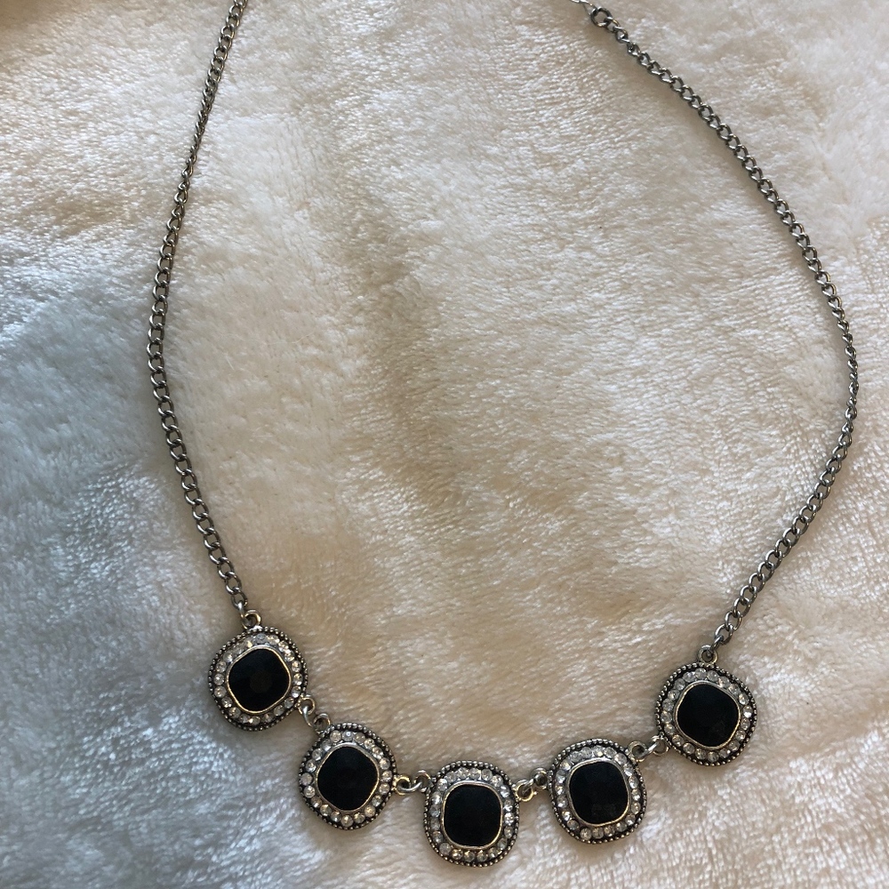 Francesca's Black/Silver Necklace